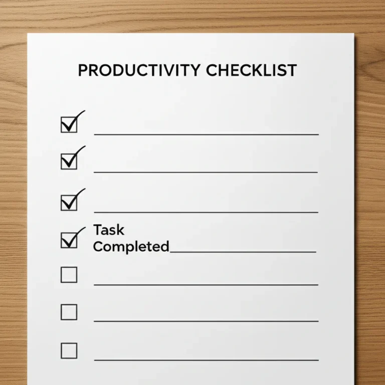 Featured image for 10 Productivity Checklist Hacks to Skyrocket Your Efficiency 2025