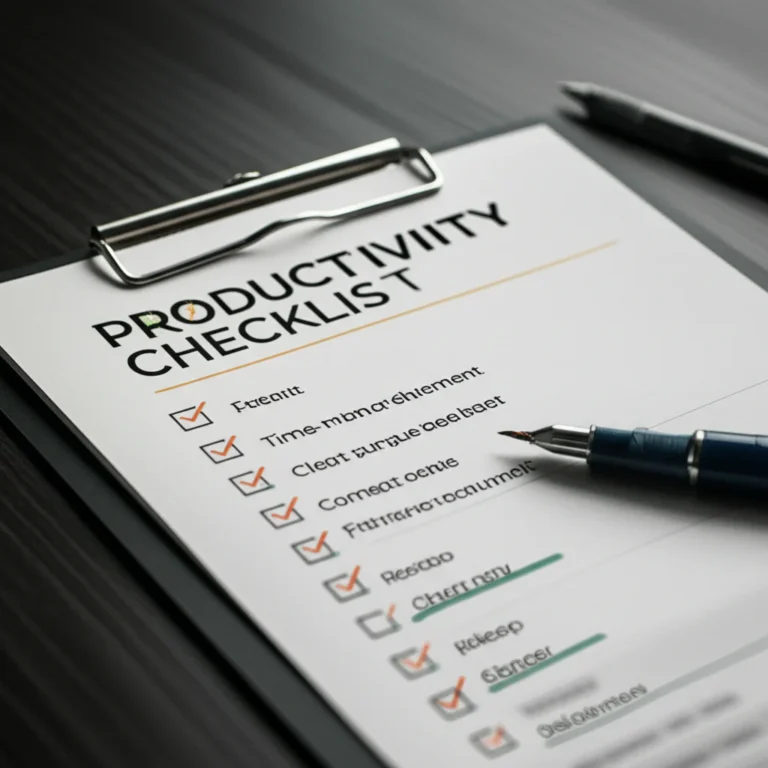 Featured image for 10 Surprising Benefits of Using a Daily Checklist for Productivity 2025