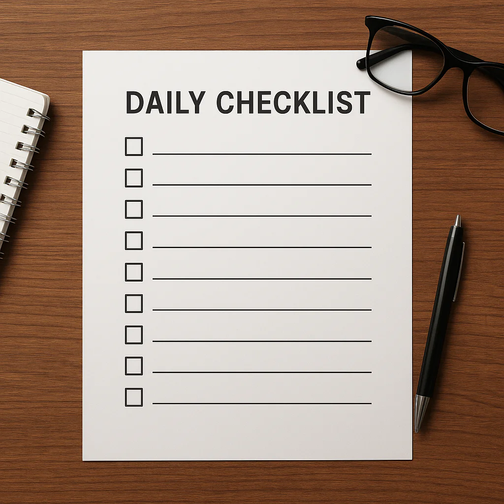 Featured image for 15 Printable Daily Checklist Templates to Master Your Day 2026
