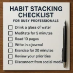 Featured image for 15 Habit Stacking Hacks for Busy Pros 2026