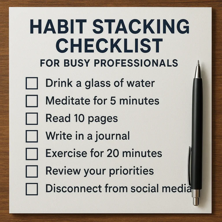 Featured image for 15 Habit Stacking Hacks for Busy Pros 2026