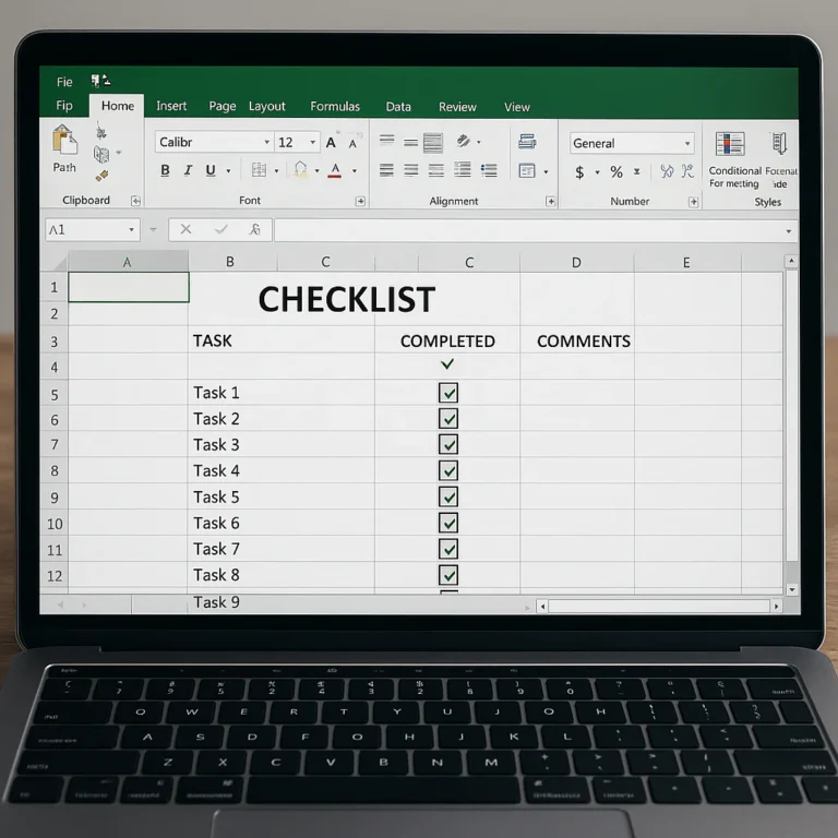 Featured image for 15 Free Editable Checklist Templates in Excel 2026