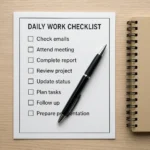 Featured image for How to Make a Daily Checklist for Work The 15-Step Blueprint 2026