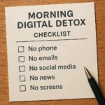 Featured image for The 7-Step Morning Digital Detox Checklist for 2026