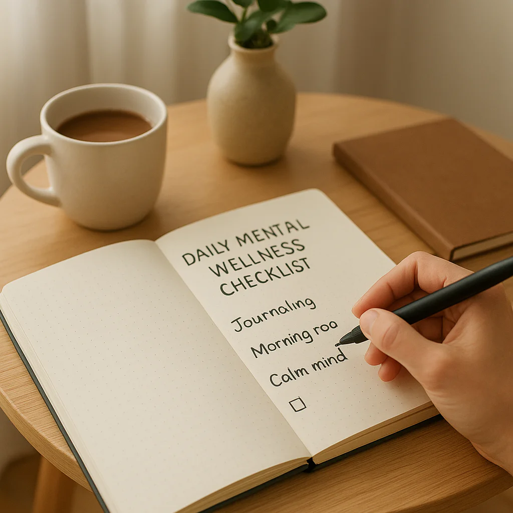 Featured image for 12 Daily Mental Health Checklist Habits to Feel More Grounded