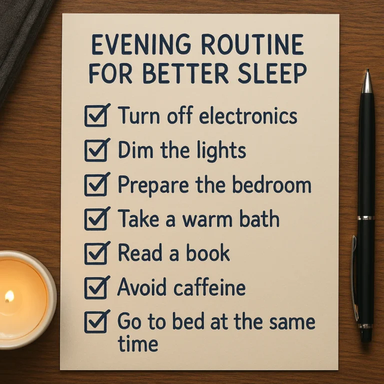 Featured image for 12-Step Evening Wind-Down Habit Stack for Better Sleep