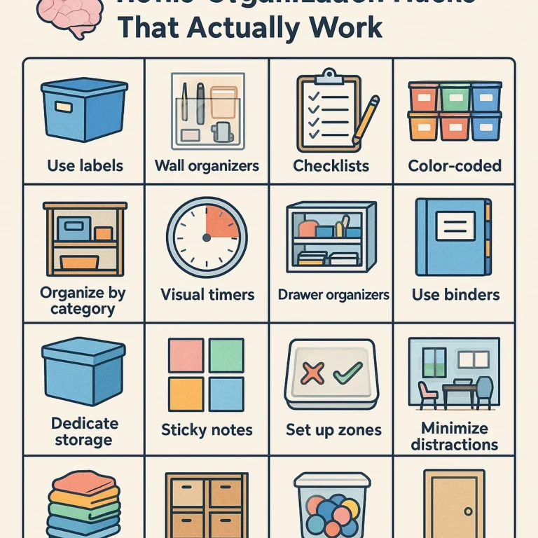 Featured image for 15 Neurodivergent-Friendly Home Organization Hacks That Actually Work